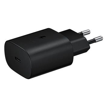 Incarcatoare - Încărcător Retea EP-TA800EBE Samsung USB - C 25W SERVICE PACK NEGRU - BULK