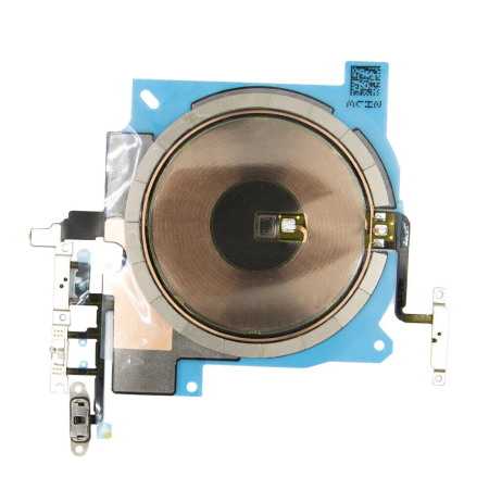 Piese IPHONE - Modul Incarcare Wireless cu Banda Volum / Pornire / Silent si NFC COMPATIBIL Cu IPHONE 13 PRO