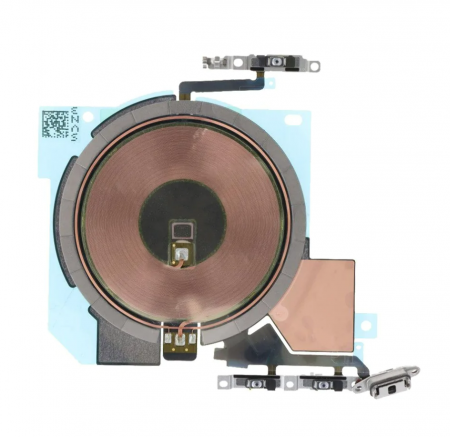 Piese IPHONE - Modul Incarcare Wireless cu Banda Volum / Pornire / Silent si NFC COMPATIBIL Cu IPHONE 14 PRO MAX