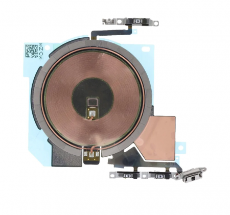 Piese IPHONE - Modul Incarcare Wireless cu Banda Volum / Pornire / Silent si NFC COMPATIBIL Cu IPHONE 14 Pro