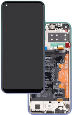 Ecrane COMPATIBILE pentru HUAWEI - Ecran Display HUAWEI P40 LITE ORIGINAL VERDE Service-Pack - Breathing Crystal JNY-L21A JNY-L01A JNY-L21B JNY-L22A JNY-L02A JNY-L22B JNY-LX1