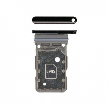Piese SAMSUNG - Suport SIM COMPATIBIL cu Samsung S21 PLUS / G996 BLACK