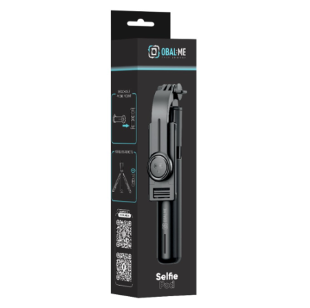 Selfie Stick / Tripod - Selfie Stick, Tripod OBAL:ME cu Telecomandă Wireless - Negru