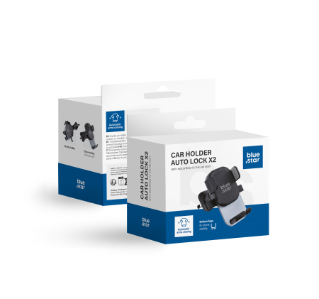 Alte Accesorii - Suport AUTO BLUE STAR Pentru Grila de Aerisire AUTO LOCK X2 - NEGRU