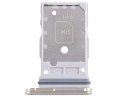 Piese si Componente - Suport SIM COMPATIBIL Cu Samsung S24 5G / S921 / S24 Plus 5g / S926 - CREAM
