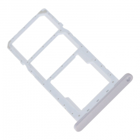 Capace spate - Suport SIM COMPATIBIL cu Samsung A14 4G / A145 - ARGINTIU