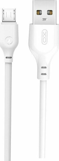 Cablu de Date si Incarcare XO NB200 1.0m 2.1A USB A la microUSB - ALB [1]