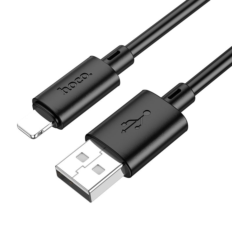 Cablu HOCO USB A la Lightning 2,4A 2 m X88 - NEGRU [1]