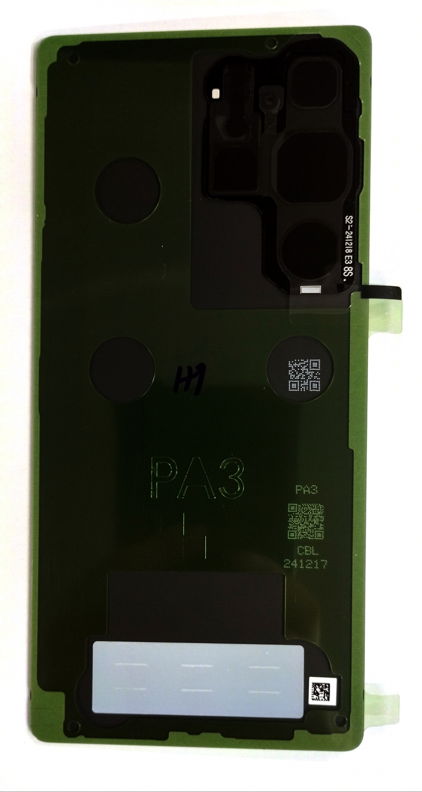 Capac baterie Cu Geam Camera SAMSUNG S25 Ultra 5G / S938 Service Pack - TITANIUM SILVER [1]