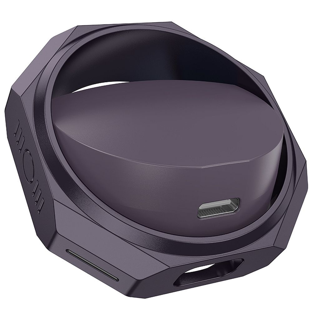 Căști Bluetooth Hoco EW70 - Negru cu tenta de Violet [2]