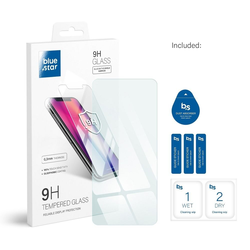 Folie Sticla BLUE STAR securizata 9H Compatibil Cu OPPO A54 / A74 / A93 - TRANSPARENTA [1]