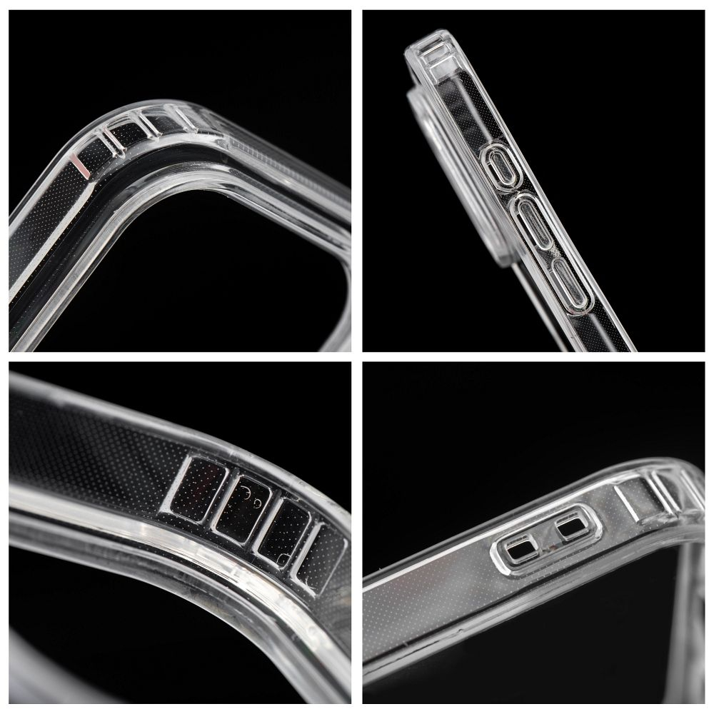 Husa Silicon Drop Glue Colorful Compatibil MagSafe pentru SAMSUNG S26 ULTRA / S948 - Transparent cu inel negru [1]