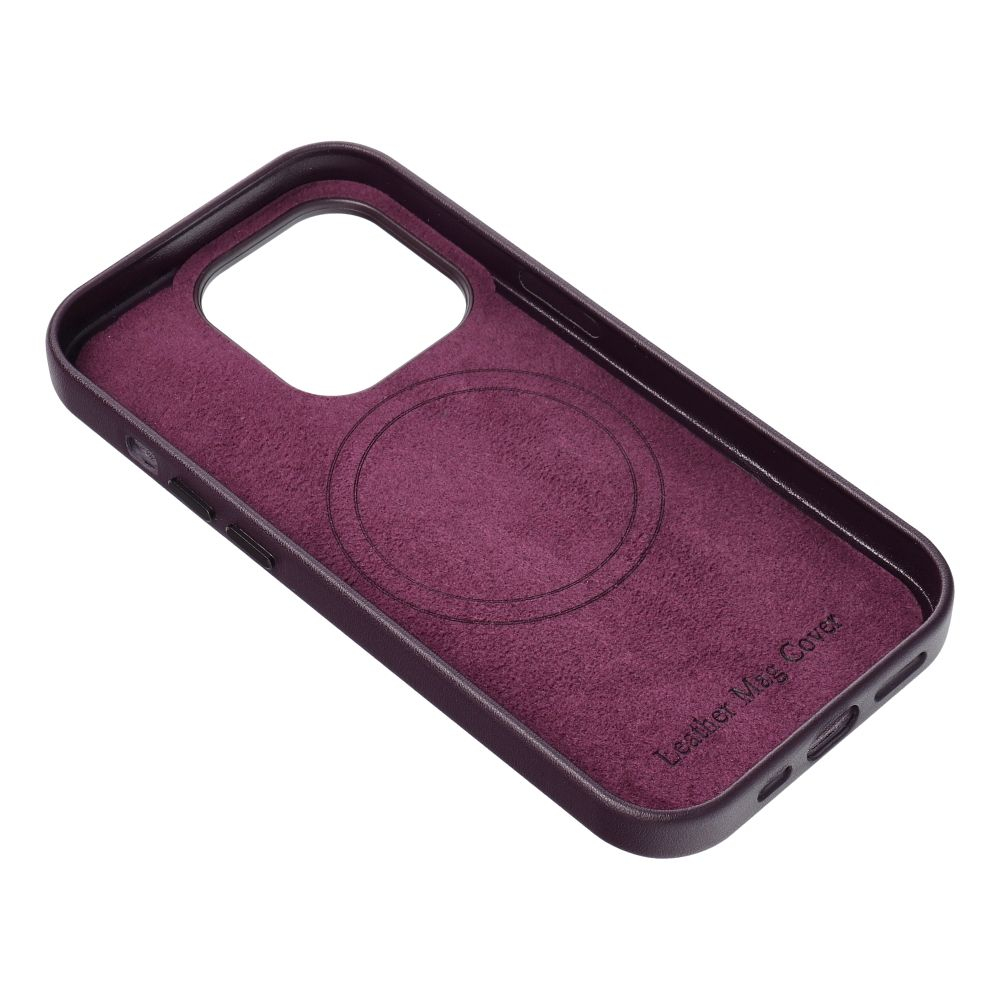 Husa Leather Mag Cover COMPATIBIL cu IPHONE 14 PRO -VIOLET [2]