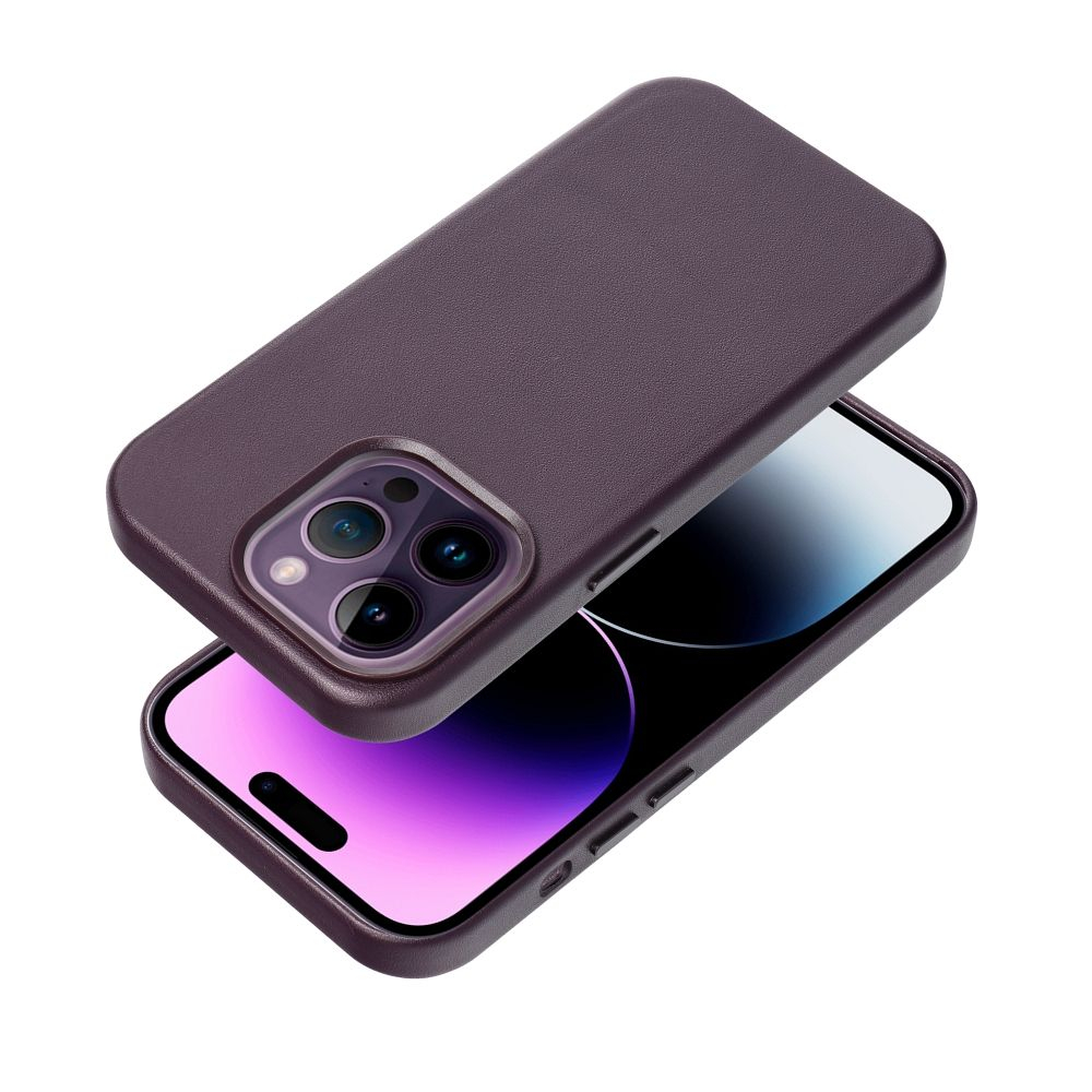 Husa Leather Mag Cover COMPATIBIL cu IPHONE 14 PRO -VIOLET [1]