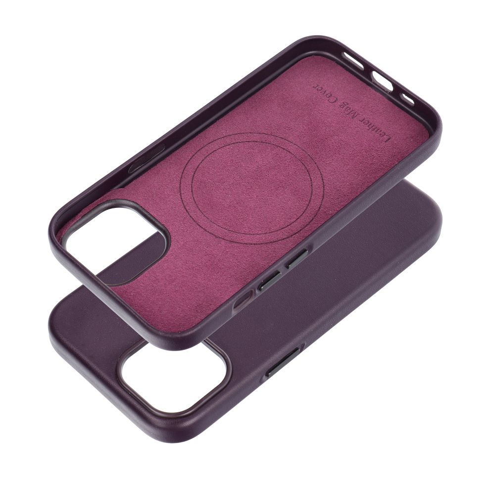Husa Leather Mag Cover COMPATIBIL Cu IPHONE 15 - VIOLET [1]