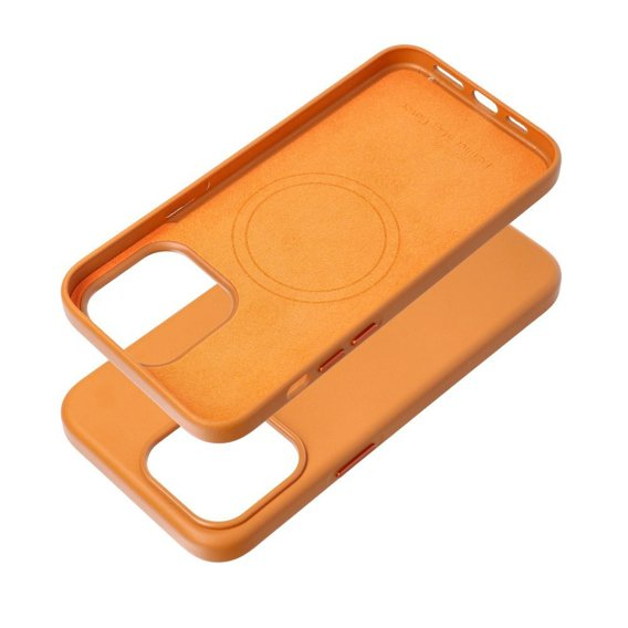 Husa Leather Mag Cover COMPATIBIL cu IPHONE 15 - MARO [1]