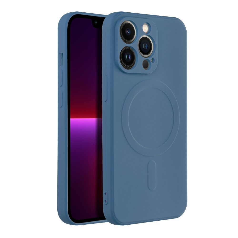 Husa Silicon Mag Cover MagSafe COMPATIBIL cu IPHONE 13 PRO - ALBASTRU [2]