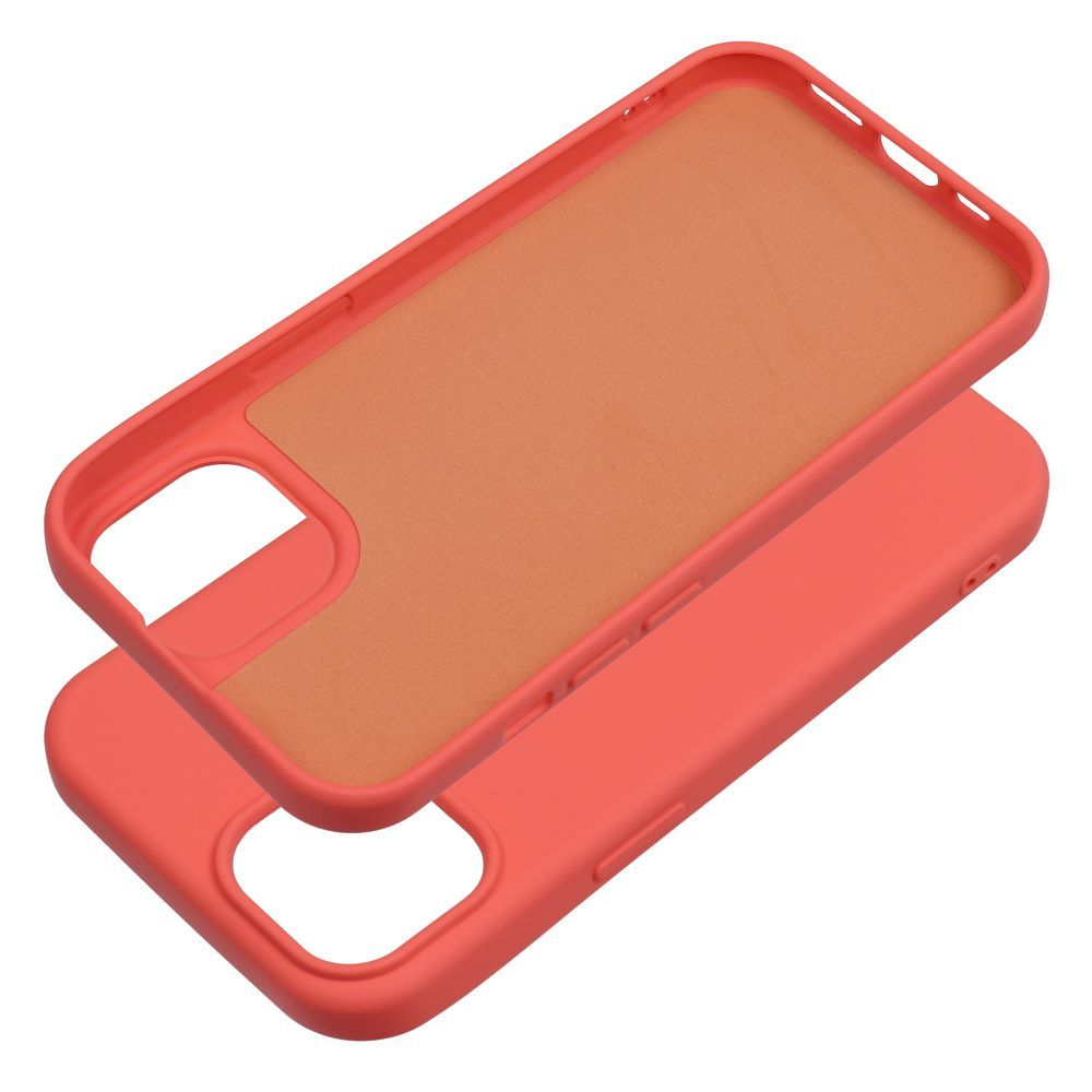 Husa SILICONE CASE COMPATIBIL cu IPHONE 15 - PEACH [1]