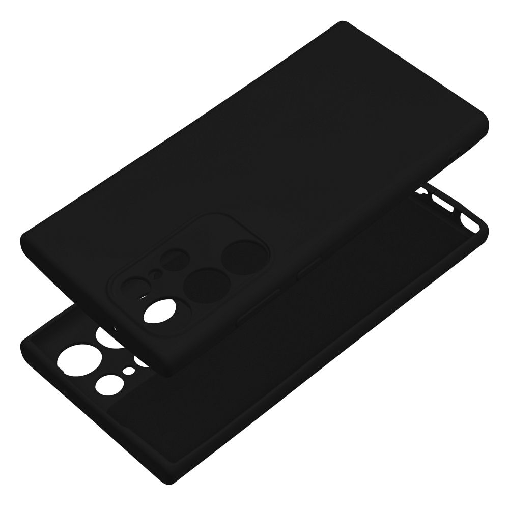 Husa SILICONE CASE Compatibil Cu SAMSUNG S23 ULTRA / S918 - NEGRU [1]