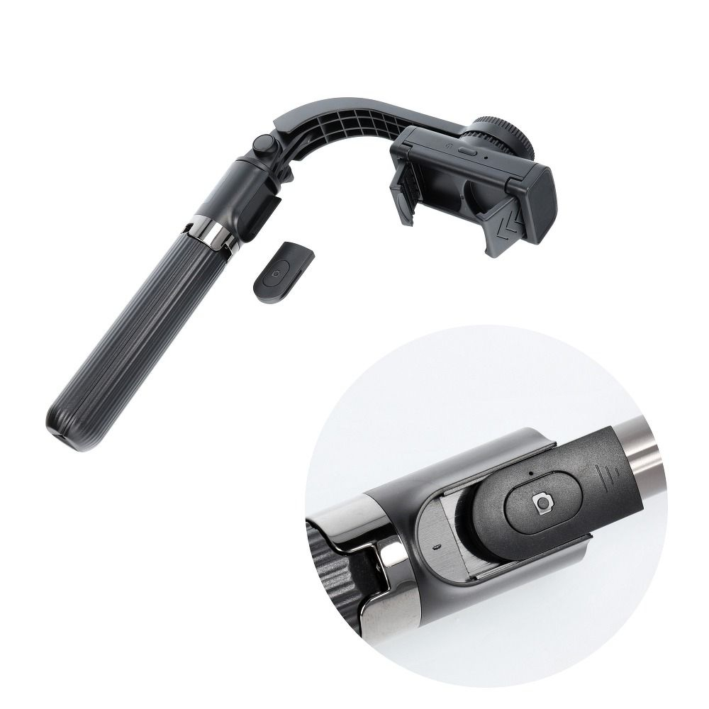 Selfie Stick, Tripod F01 cu Telecomandă Wireless - Negru [1]