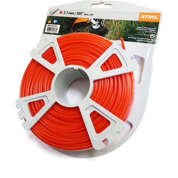 Fir nylon, rotund 2.7 mm x 65 m Rosu [1]