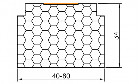 Profil NYXON BLACK pentru pervaz [1]
