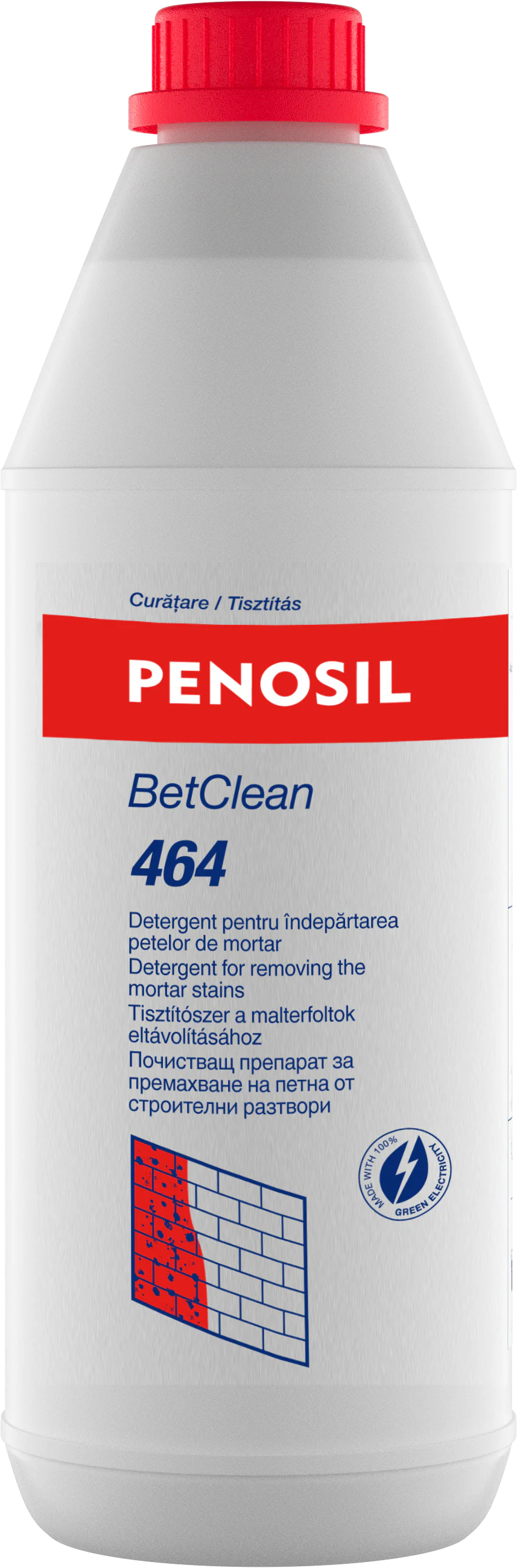 Agenți de curățare - Soluție de curățare pete de mortar BetClean 464, 1L