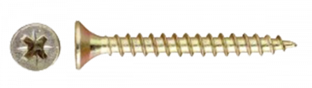 Articole de consum industrie - 100 suruburi lemn cap inecat ETS,diametru 4 mm,lungime 45 mm