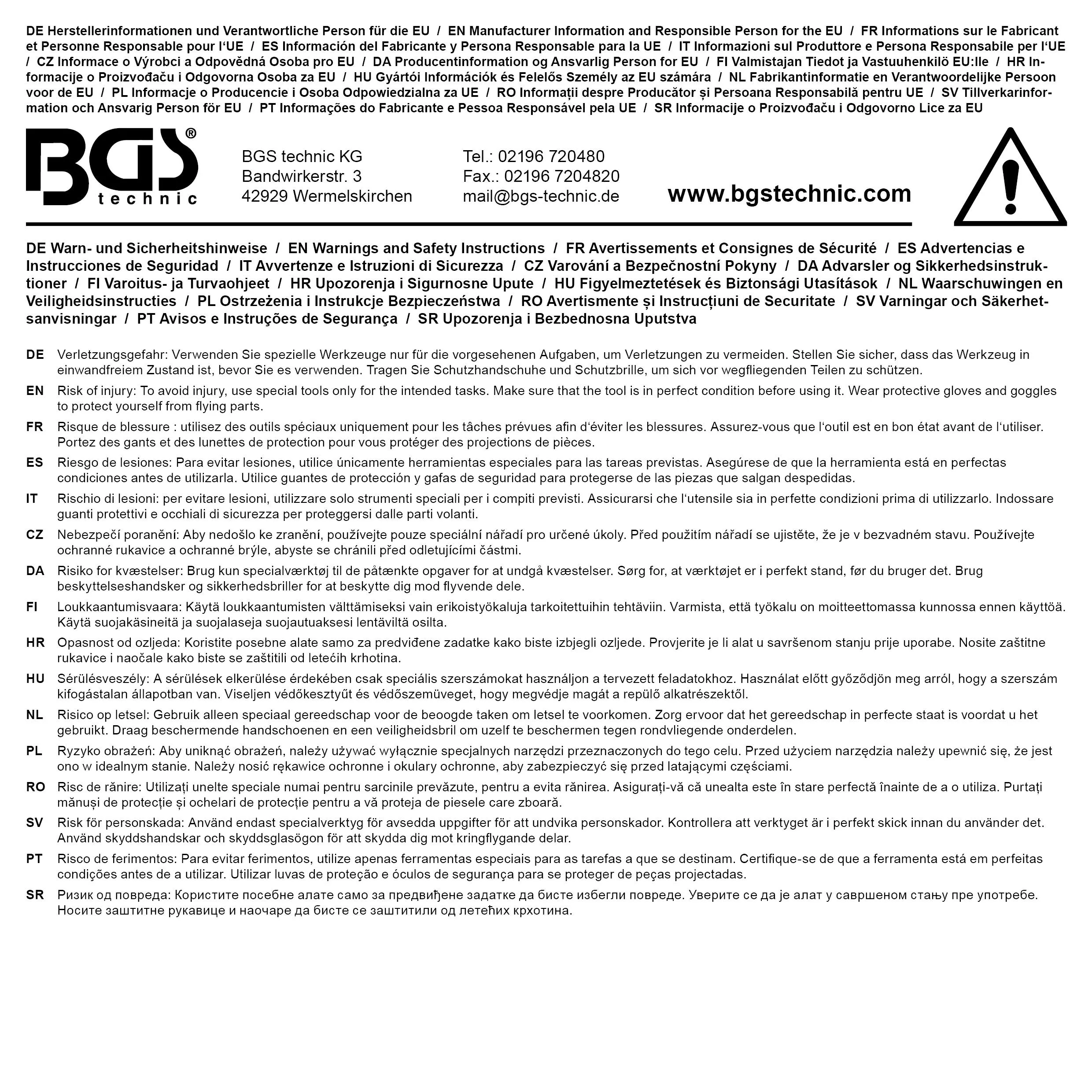 Dispozitive pentru nituirea lantului de distributie la Mercedes-Benz, BGS 8848 [3]