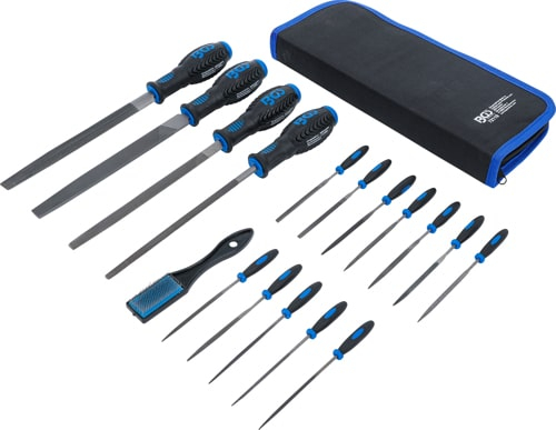 Set pile de atelier si pile aciculare 17 piese, BGS 72119 [2]