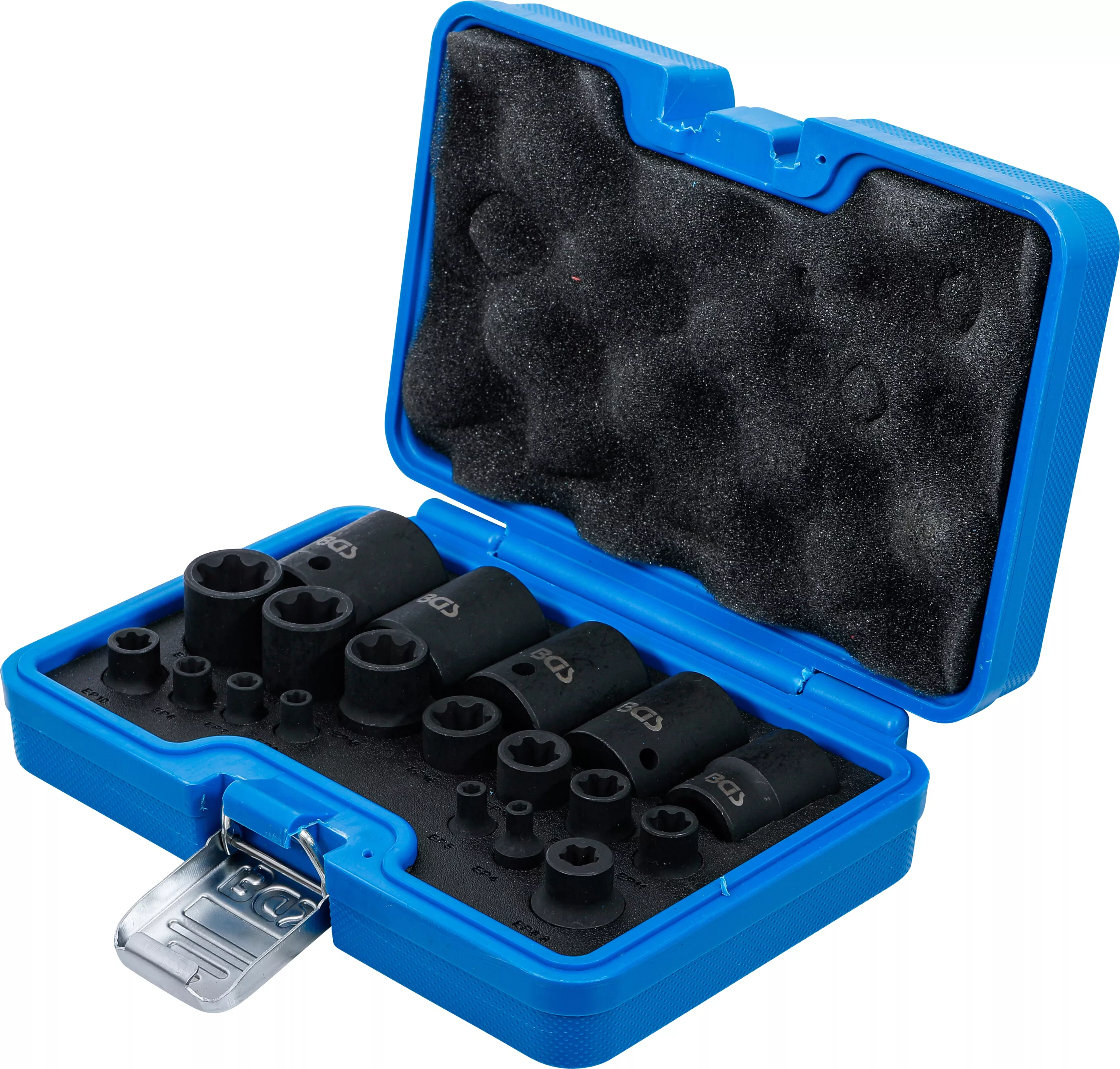 Set tubulare de impact EP-Type Plus EP4 - EP32 , antrenare 1/4"-3/8"-1/2", 19 piese, BGS 74554 [3]