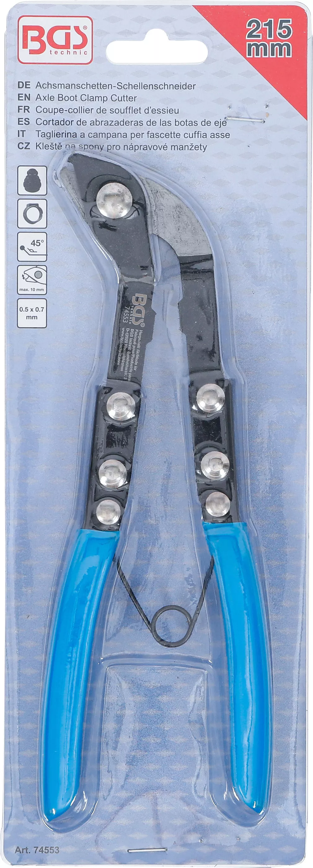 74553 - Dispozitiv taiere rapida coliere de burdufuri planetara, 215 mm, BGS 74553 [4]