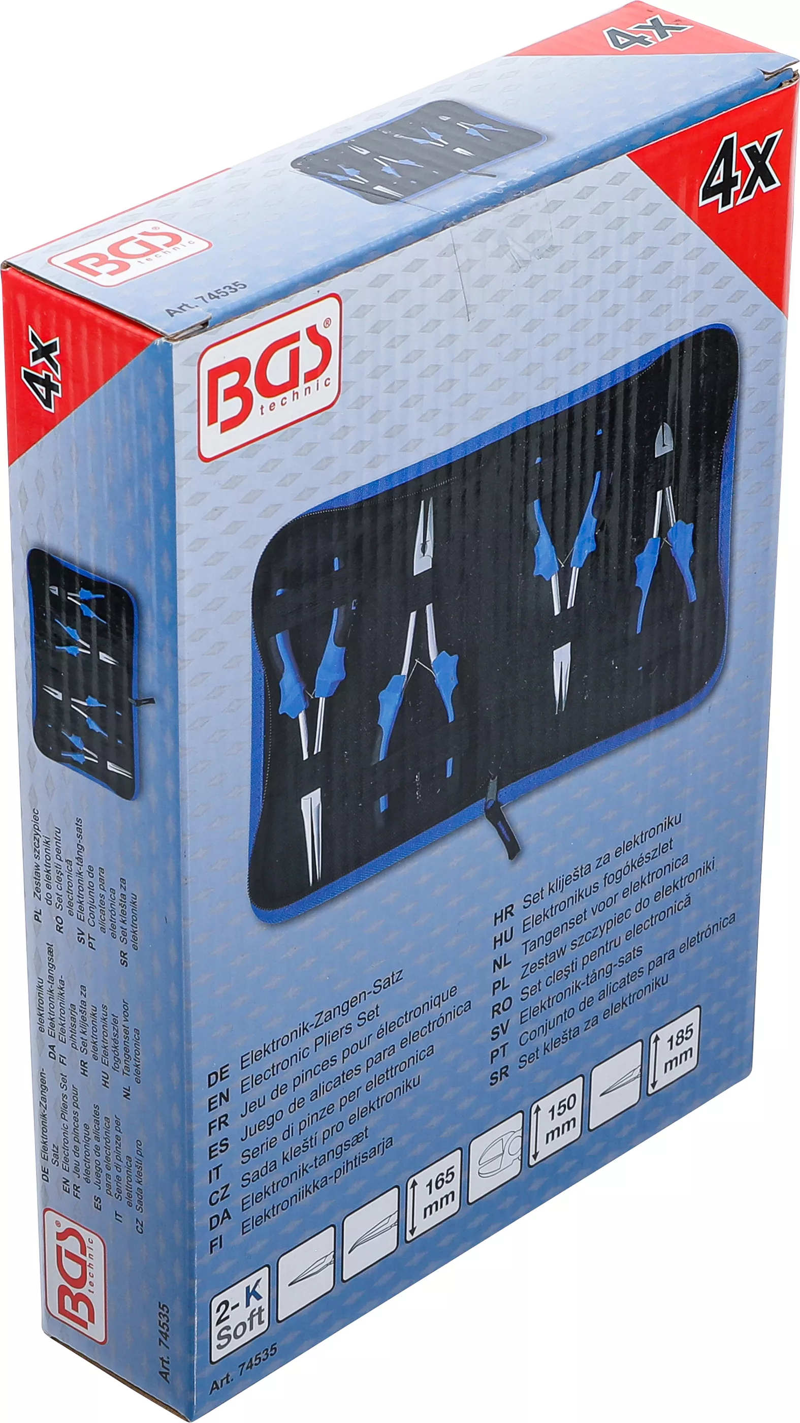 Set clesti pentru electronica extra lungi, 4 piese, BGS 74535 [8]