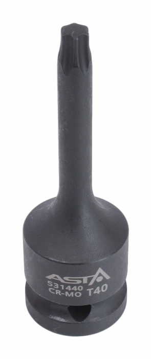 531440 Bit torx T40 de impact in tubulara cu prindere de 1/2", lungime 75 mm [1]