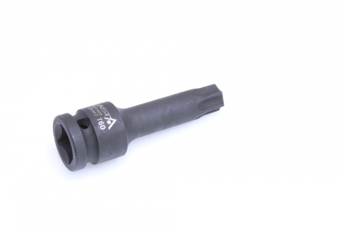 531460 Bit torx T60 de impact in tubulara cu prindere de 1/2", lungime 75 mm [3]