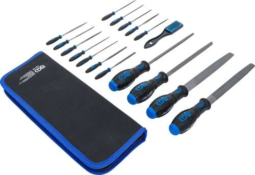 Set pile de atelier si pile aciculare 17 piese, BGS 72119 [3]