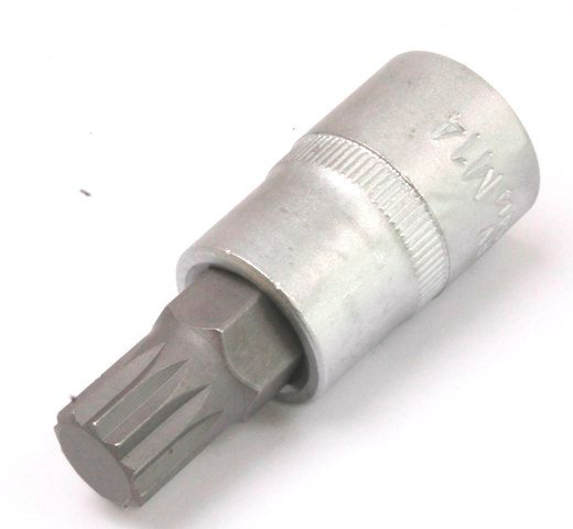 740414 Bit M14 in tubulara cu prindere de 1/2", lungime 62 mm [1]