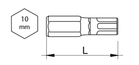 8940630 Bit torx T30, lungime 30 mm [2]