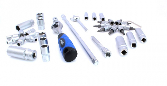 912036 Trusa tubulare, actionare 1/4", 36 piese [3]