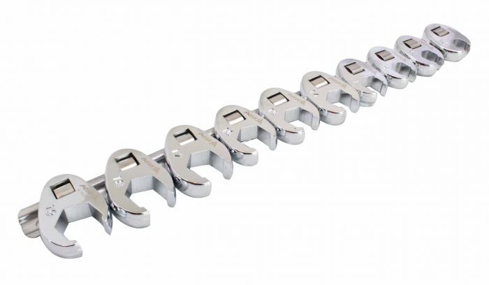 A-10CR38 Chei pentru conducte, actionare 3/8 ″, 10 piese [1]