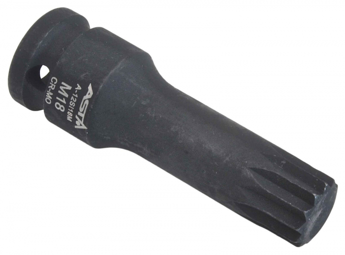 A-12SI18M Bit M18 de impact in tubulara cu prindere de 1/2", lungime 78 mm [2]