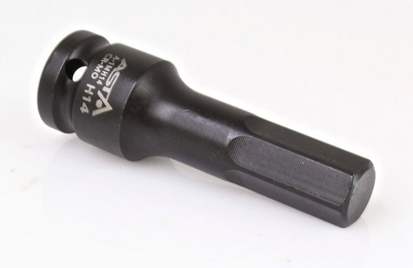 A-1MH14 Bit imbus H14 de impact in tubulara cu prindere de 1/2", lungime 78 mm [1]