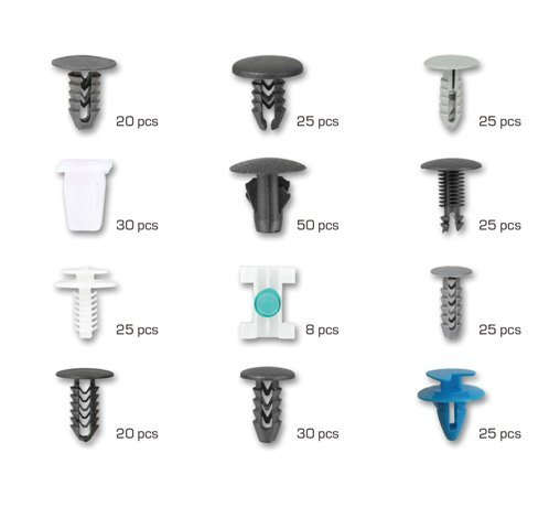 A-TC003 Set clipsuri cleme auto de plastic Fiat, 308 piese [2]