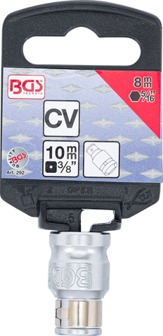 Adaptor biti de 8 mm (5/16"), actionare 3/8" BGS 292 [3]