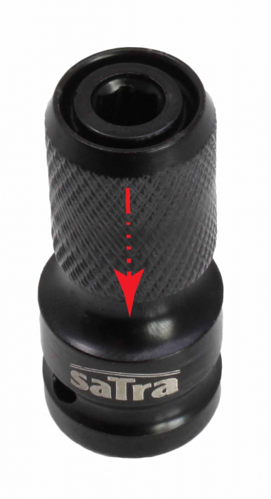 S-12IP14 Adaptor de impact cu blocare, actionare 1/2" pentru biti cu actionare 1/4" [2]