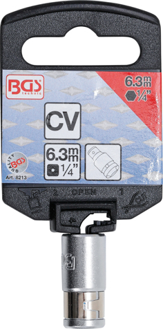 Adaptor portbit 1/4'', actionare 1/4” BGS 8213 [2]