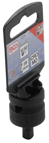 Adaptor pentru tubulare de impact 6,3 mm (1/4") cu antrenare 12,5 mm (1/2") BGS 9778 [2]