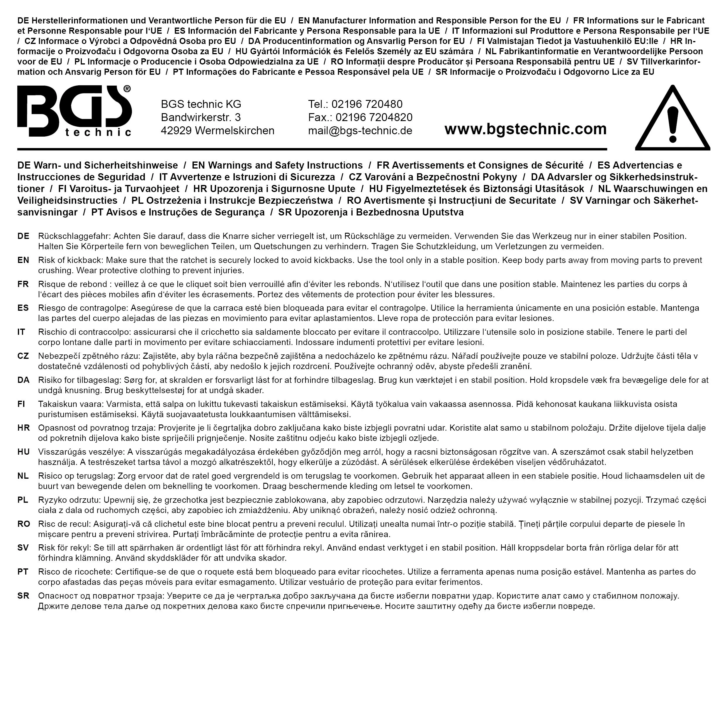 Antrenor 1/2" mobil pentru clichet BGS 313 [4]