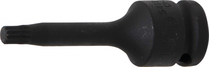 Bit spline (XZN) M8 de impact in tubulara cu prindere de 1/2", lungime 75 mm, BGS 5482-M8 [1]