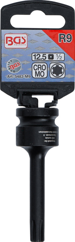 Bit Ribe M9 de impact in tubulara cu prindere de 1/2", BGS 5483-M9 [2]